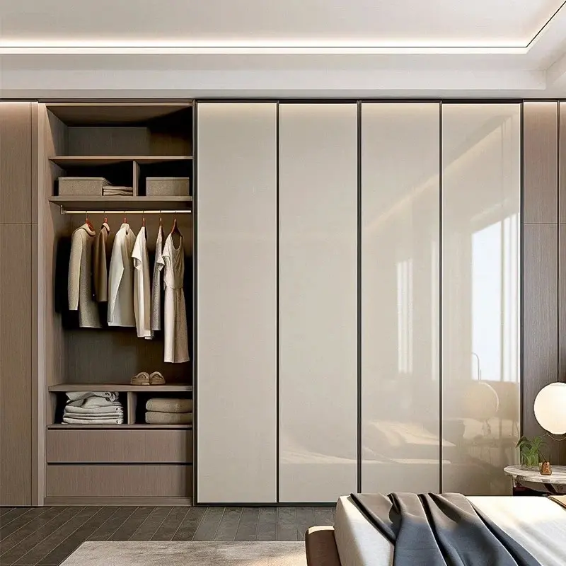 Modern Bedroom Wall Cupboard Sliding Door Closet Wardrobe